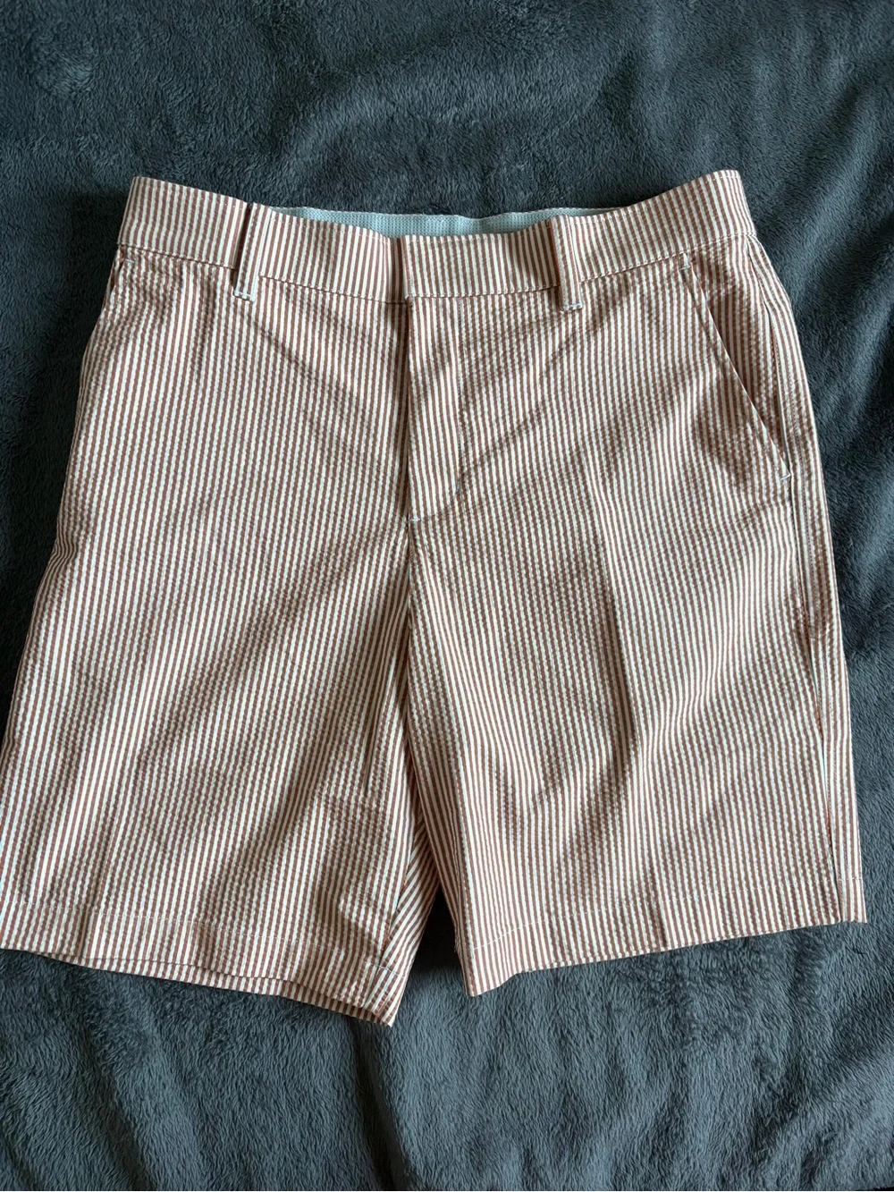 Nike Men's Burnt Orange/ White Golf Shorts Sz 32